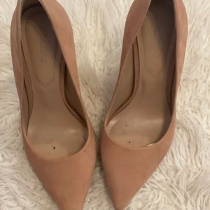 Also Suede Nude Heel